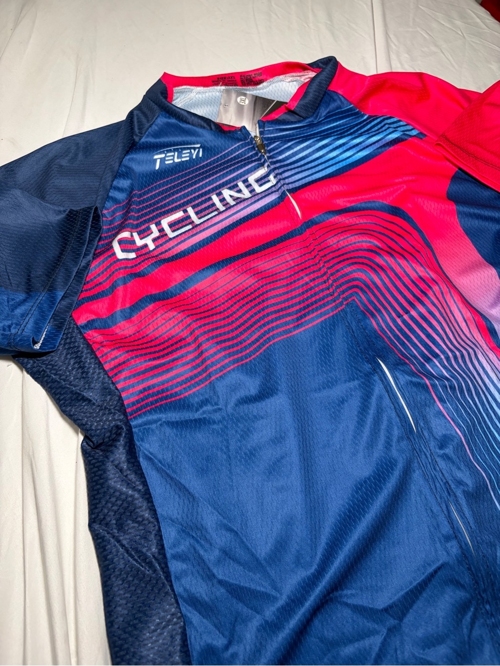 Cycling Short Sleeve Bicycle Jersey Size 3X
